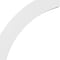 Ekena Millwork 3 1/2-in. W x 28-in. D x 28-in. H Thorton Architectural Grade PVC Knee Brace BRCP035X28X28THR - alternate 3